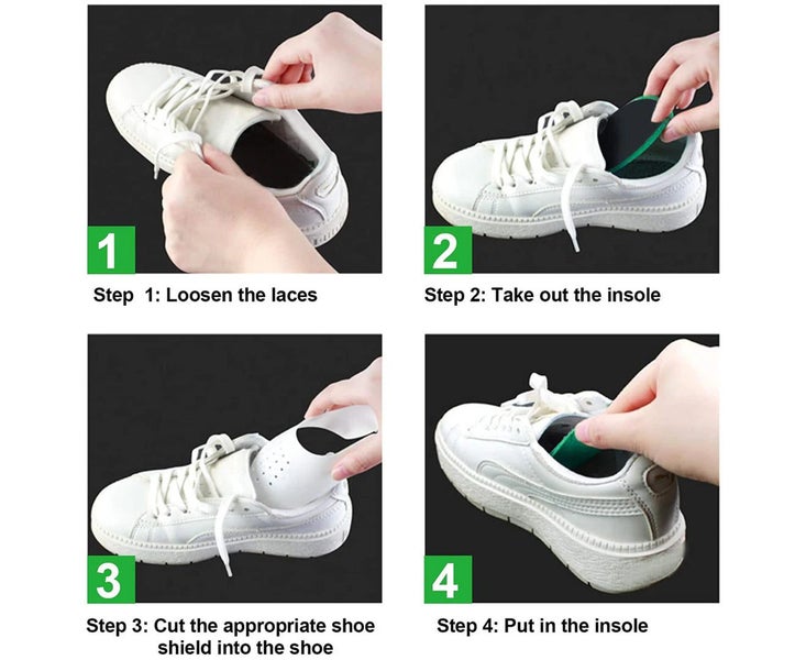 2 Pairs Anti-Wrinkle Shoe Crease Protector for Air Force Sneaker Casual Shoes Carousel 9