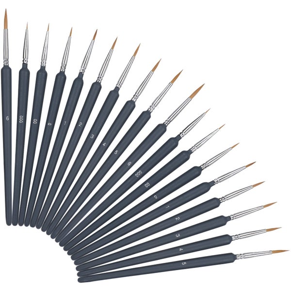 hook line pen oil painting pen wolf hair brush painting brush 2 Sets Watercolor Carousel 2