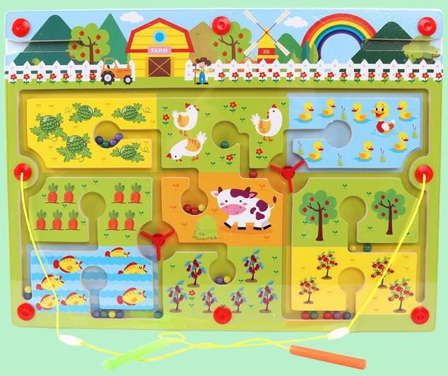 Farm Magnetic Maze Carousel 1