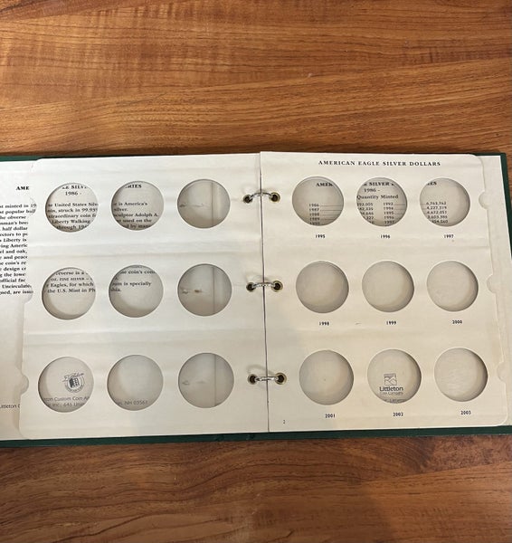 American Silver Eagles collectors album by Littleton Carousel 4