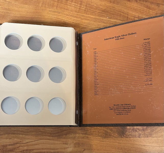 American Silver Eagles collectors album by Dansco Carousel 4