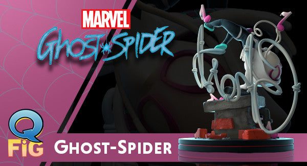 Spiderman Gwen Stacy Ghost Spider Q-FIG Elite Figure Carousel 2