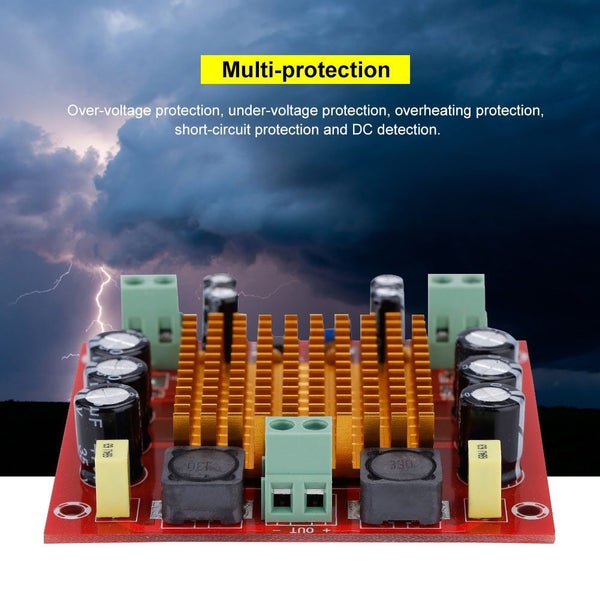150W Single channel Digital Amplifier Board Power Amp Module 12V-26V TPA3116D2 Carousel 1