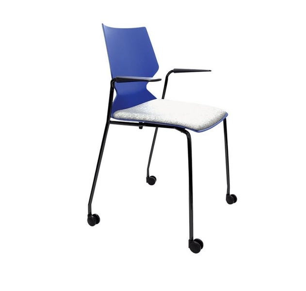 Fly 4 Leg Chair with Castors, Arms, PC Frame Carousel 1