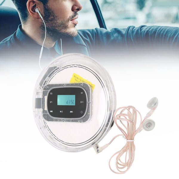 Multifunction USB C Rechargeable Car CD Player with Earphones for Home Carousel 1