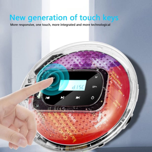 Multifunction USB C Rechargeable Car CD Player with Earphones for Home Carousel 5