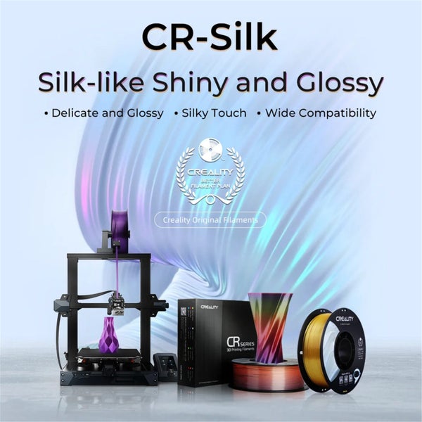 Creality CR-SILK Filament - Red Copper 1kg Roll - 1.75mm - Compatible with most Carousel 2