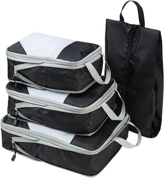 Compression Travel Packing Cubes Luggage Bags E0519BK0 Carousel 1