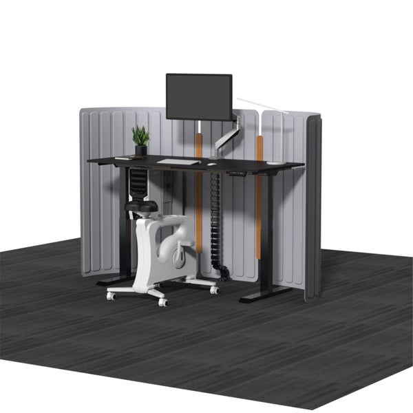 Loctek Ergonomic Pro Office - 1800x800mm - Dual Motor Standing Desk - 2 Stage Carousel 9