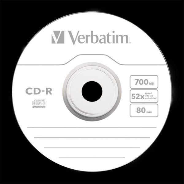 Verbatim 43432 CD-R 25pack Spindle 52x 700MB w/Extra Protection [43432] Carousel 2