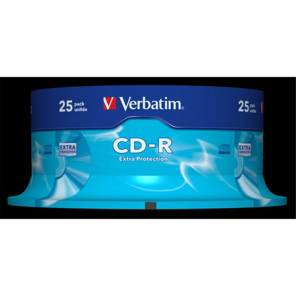 Verbatim 43432 CD-R 25pack Spindle 52x 700MB w/Extra Protection [43432] Carousel 3