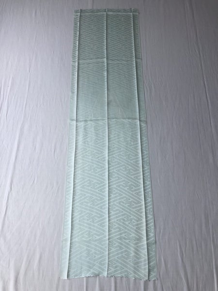 Vintage Rinzu Silk Japanese Kimono Panel Fabric Piece Crafts Sewing Carousel 1