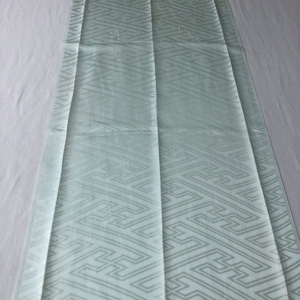 Vintage Rinzu Silk Japanese Kimono Panel Fabric Piece Crafts Sewing Carousel 2