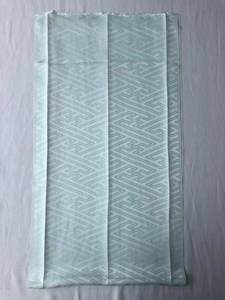 Vintage Rinzu Silk Japanese Kimono Panel Fabric Piece Crafts Sewing Carousel 13