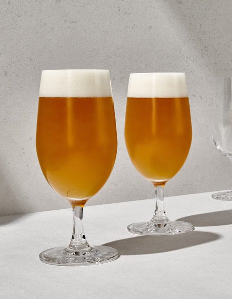 (SALE) -Krosno Footed Beer Glasses63945601477633110