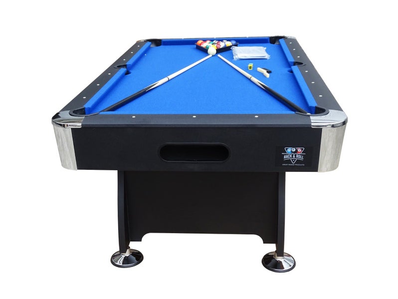 Assembled 7Ft Pool Table Blue With Auto Ball Return - Ultimate Package Deal63003887658497111