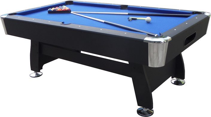 Assembled 7Ft Pool Table Blue With Auto Ball Return - Ultimate Package Deal63003887658497113