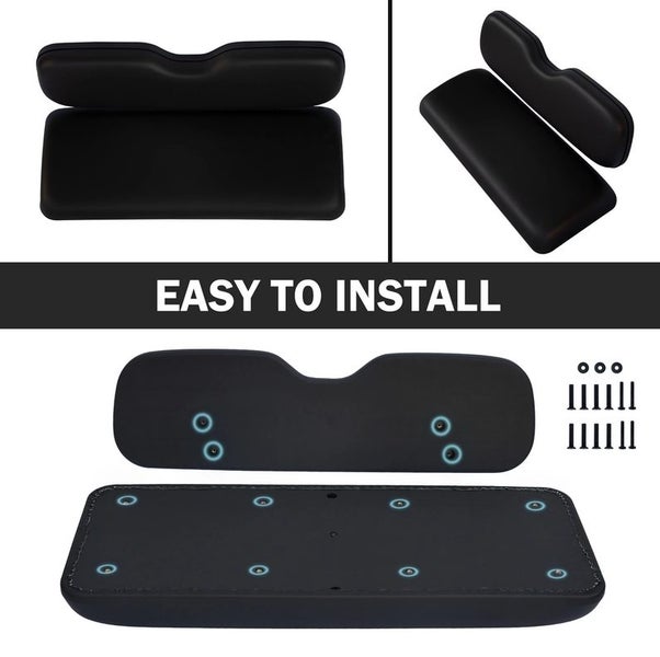 Golf Cart Rear Seat Cushions Tan - EZGO Club Car Yamaha Carousel 3