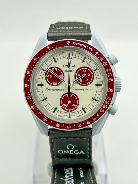 Swatch Moonswatch "Mission To Pluto" Swatch x Omega NEW In Box SO33M100 Carousel 1