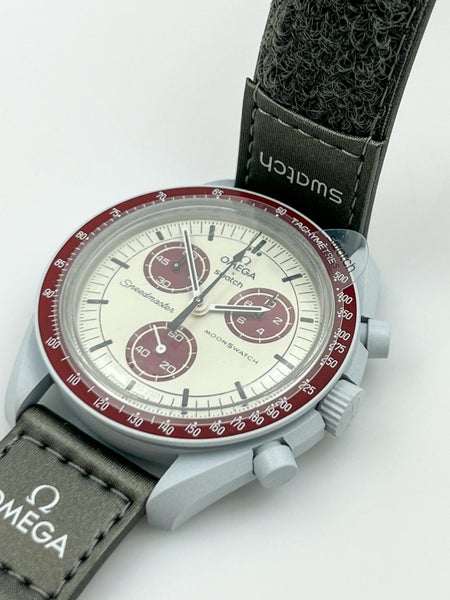 Swatch Moonswatch "Mission To Pluto" Swatch x Omega NEW In Box SO33M100 Carousel 12