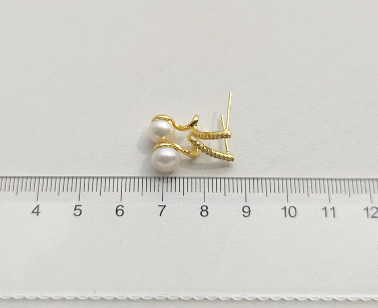 (100% Pearl) Natural Pearl Drop Earrings EBZ12JX-863003923448833114