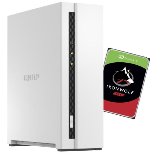 QNAP TS-133 1-Bay NAS with 1x 8TB NAS HDD Bundle [BDLQNP133800] Carousel 1