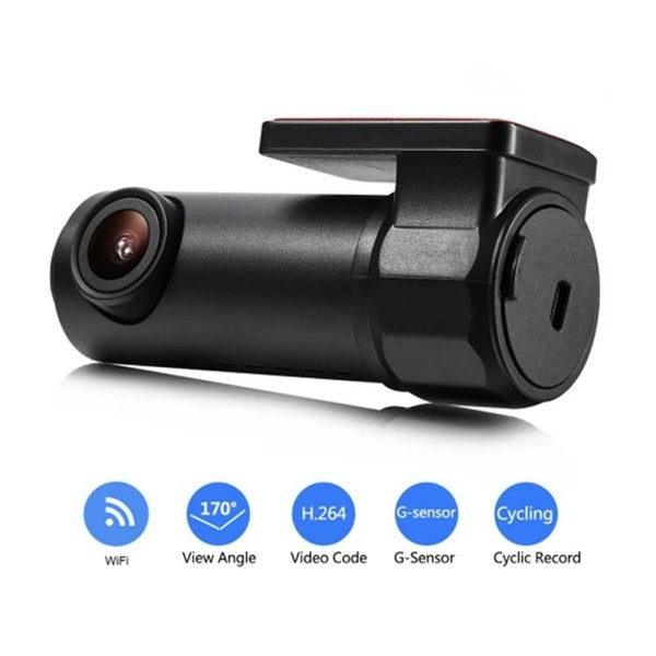S600 1080p Wifi Dash Cam 170 Degree Wide Angle Lens Hidden Car Driving Recorder Carousel 2