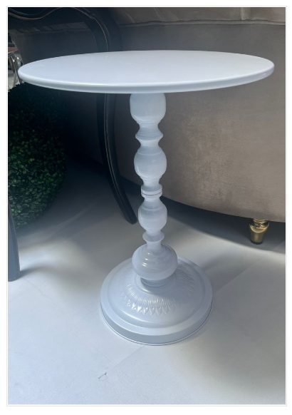 CLEARANCE - Enoch Round Side Table - Dia42 * Black Or White *45% OFF Carousel 5