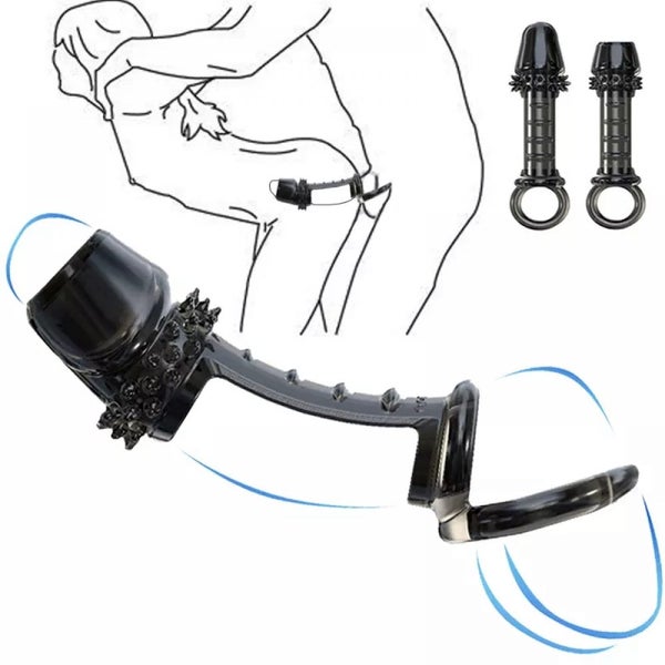 Reusable Male Penis Rings Chastity Sleeve Silicone Soft Cock Ring Carousel 2