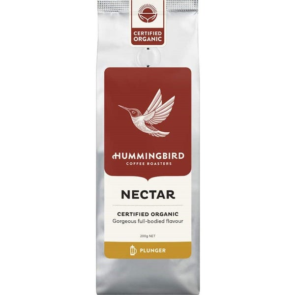 Hummingbird Fair Trade Organic Fresh Plunger Grind Coffee Nectar Carousel 2