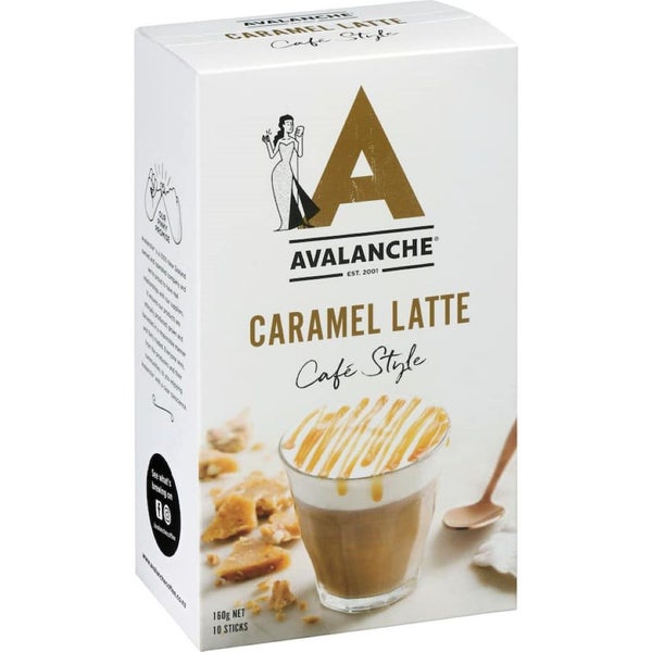 Avalanche Coffee Mix Caramel Latte 160g Carousel 1