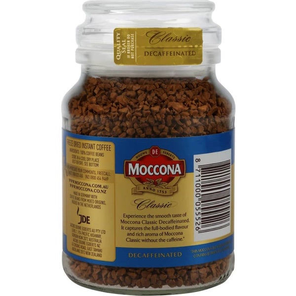 Moccona Instant Coffee Classic Decaffeinated 100g jar Carousel 4