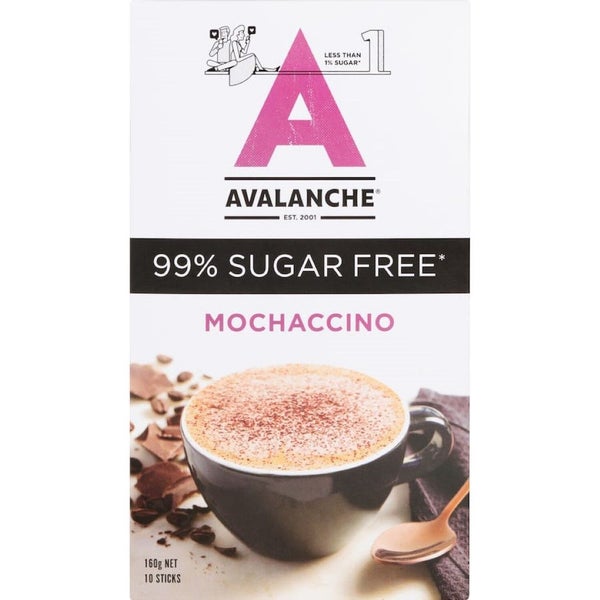 Avalanche 99% Sugar Free Coffee Mix Mochaccino 160g Carousel 2