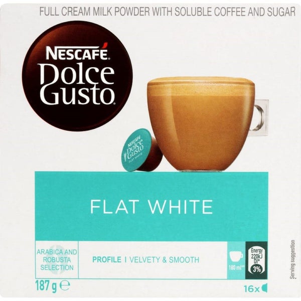 Nescafe Dolce Gusto Coffee Pods Flat White Carousel 2