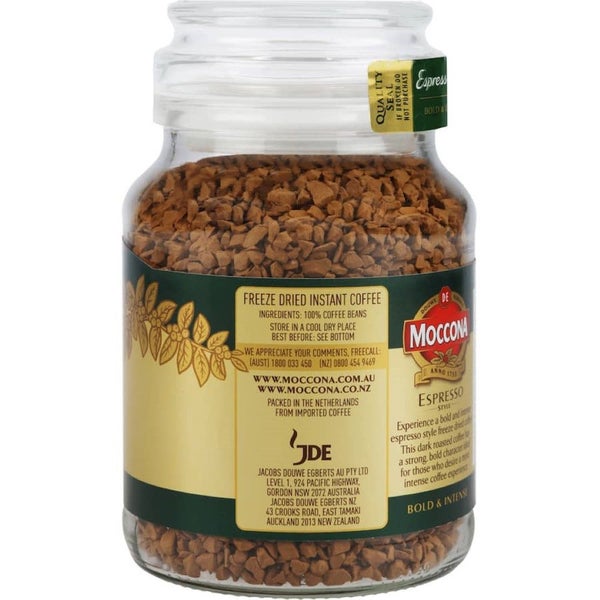 Moccona Instant Coffee Espresso Style 100g jar Carousel 4