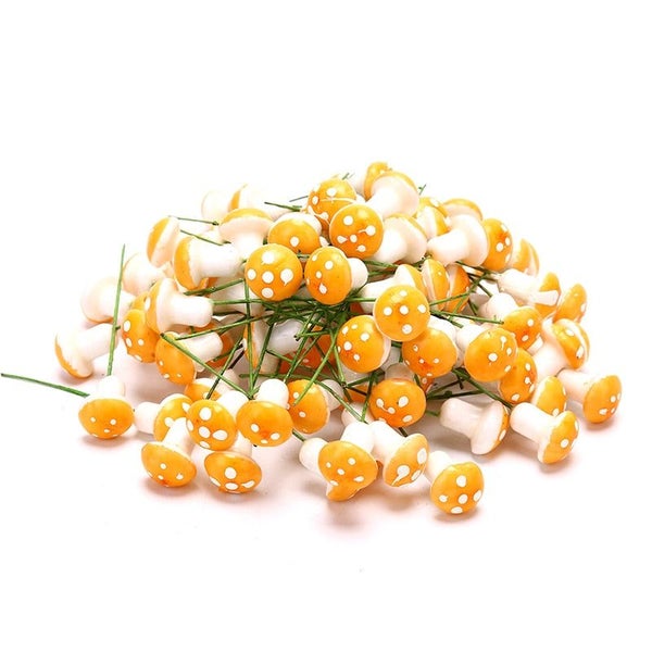 100pcs/lot Colorful Artificial Mini Mushroom model Fairy Garden Plant act CHK177 Carousel 1