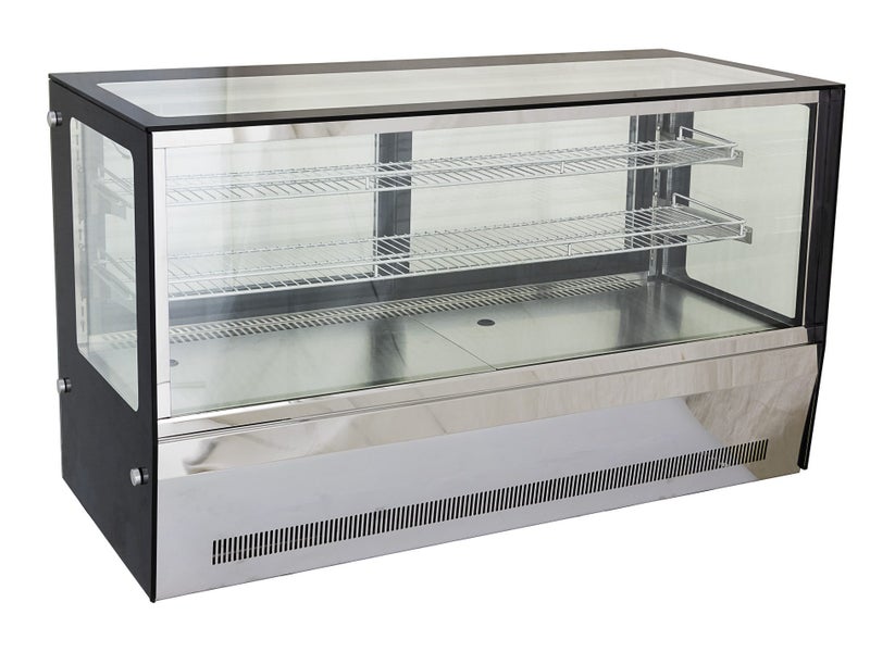 1.2m Commercial Chilled Food Display Cabinet 3 Tier Chiller Carousel 2