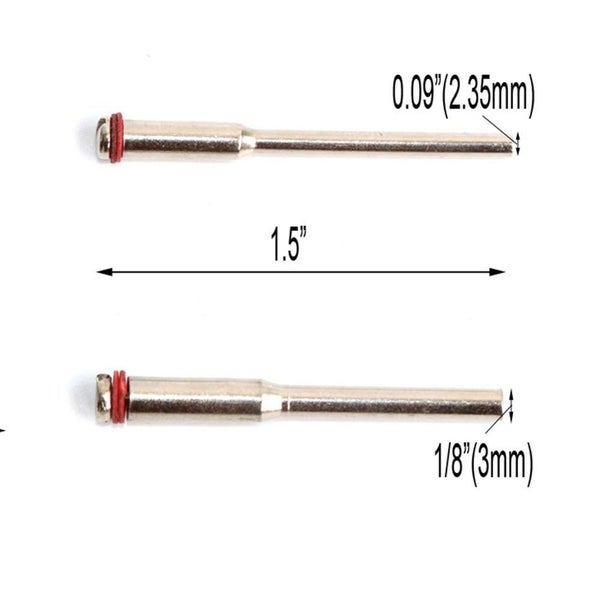 10pc 3mm/2.35mm rod Dremel Shank Accessory For Rotary Tool 1/8 Shank Carousel 2