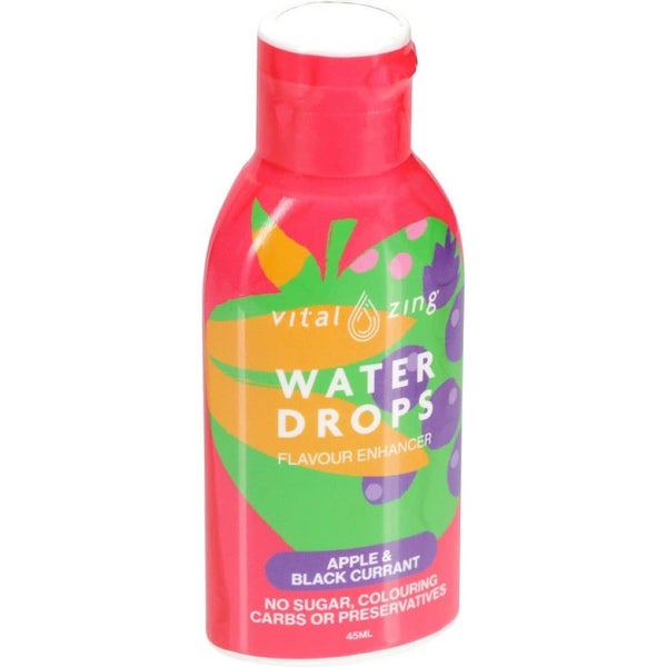 Vital Zing Waterdrops Water Enhancer Apple & Blackcurrant 45mL Carousel 1
