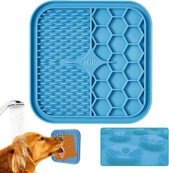 Pet Licking Mat - Food Slow Feeder Pad for Dog Anxiety Relief Carousel 1