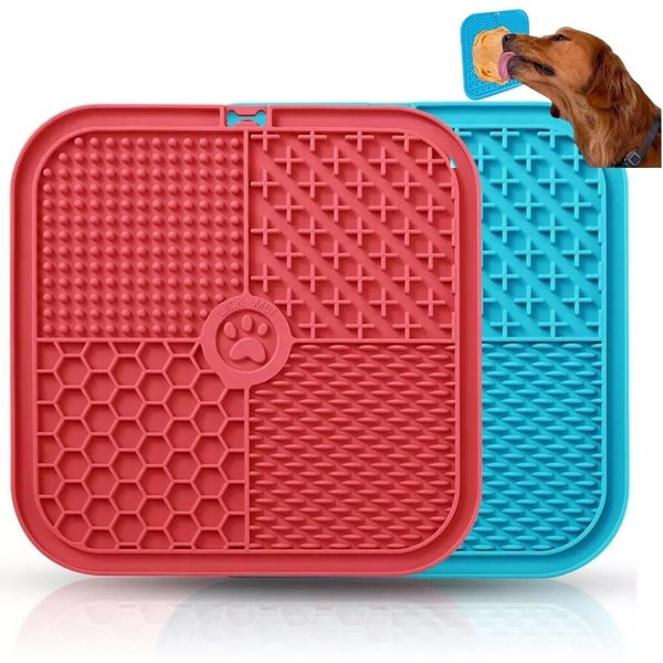 Pet Licking Mat - Food Slow Feeder Pad for Dog Anxiety Relief Carousel 2