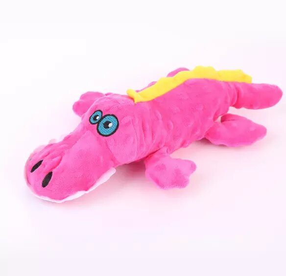 Squeaker Plush Gators Pet Toy for Small Dogs & Puppies, Soft & Durable Carousel 1