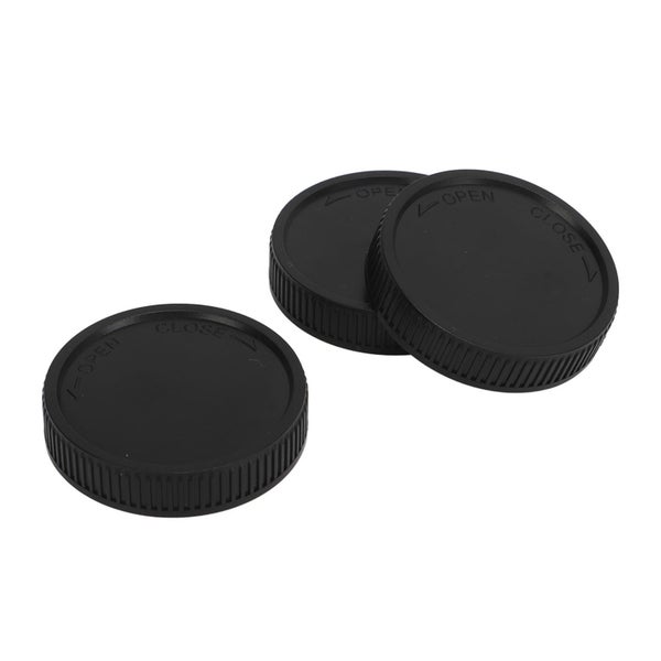 portable rear lens cap 3Pcs Rear Lens Cap Portable Camera Body Cap Dust Carousel 2