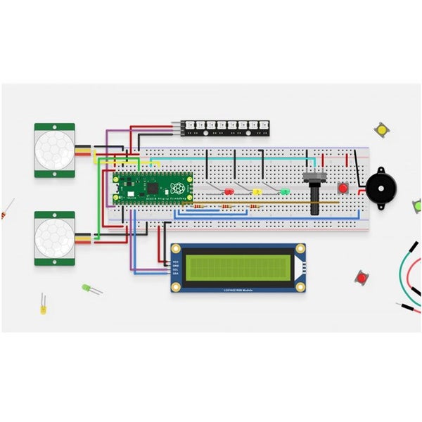 Raspberry Pi Pico Basic Entry - Level Kit MicroPython Programming Learning Kit Carousel 3