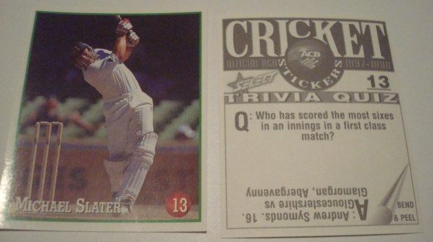 Select Stickers 1996/97 & 1997/98 (pick 4) Carousel 4