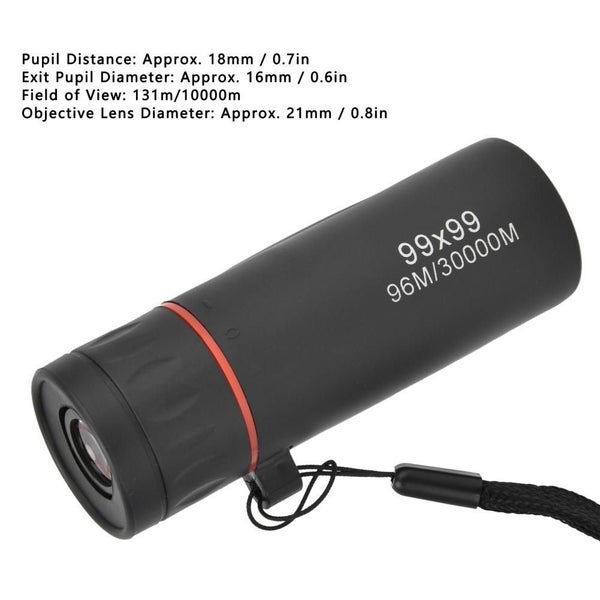 99x99Mini Monocular Telescope Mini Low-Light Zoom Night Vision Clear Telescope Carousel 2