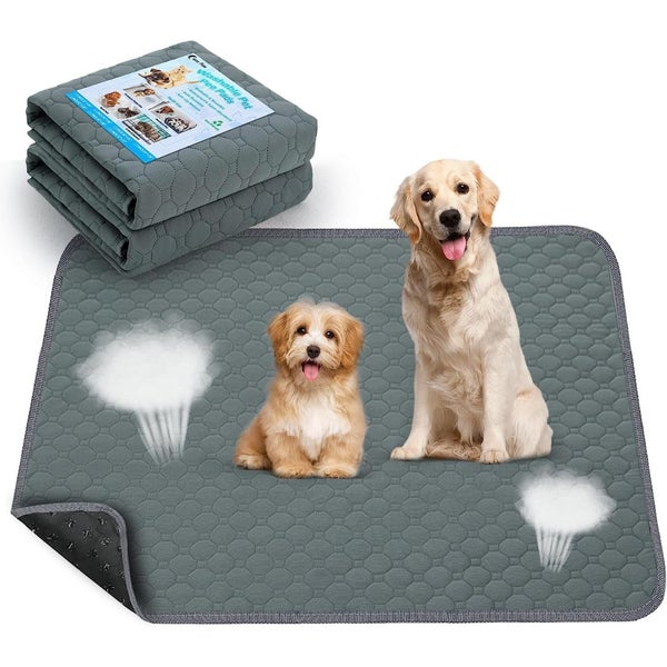 PAWMOM Super Absorbent Washable Pee Pads with Non-Slip Design for Pets Carousel 2
