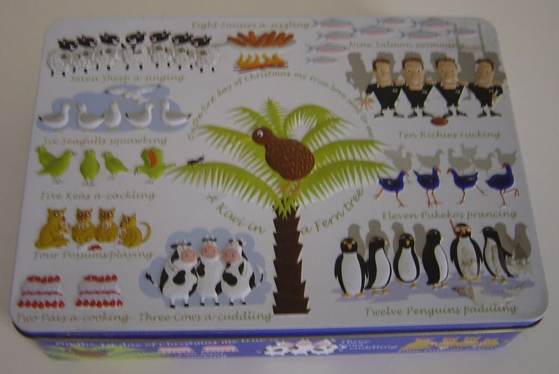 Kiwiana First Day of Christmas Tin Carousel 2