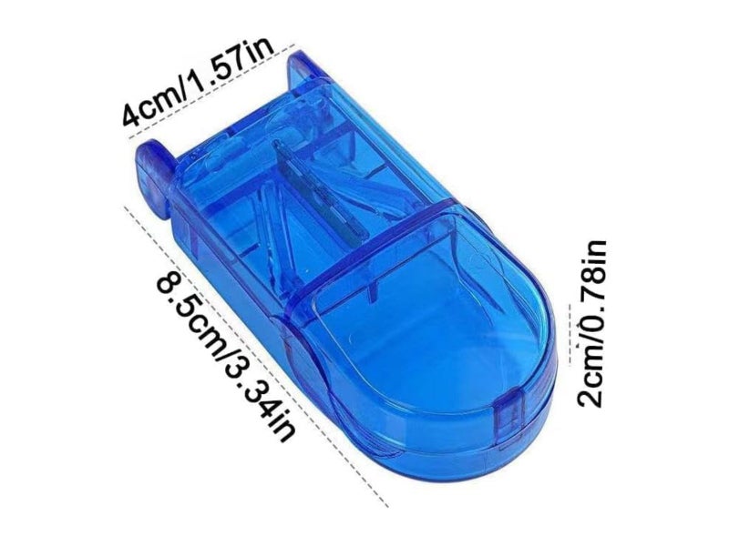 2 Pack Pill Cutters, Professional Pill Splitter for Cutting Pills in Half64533068195586114