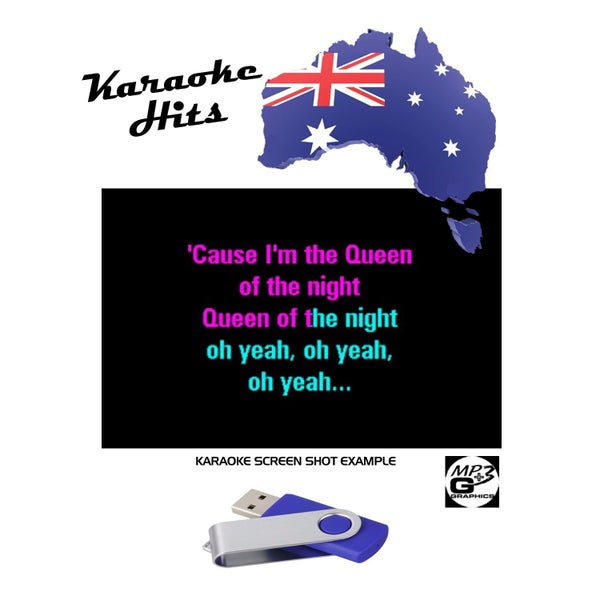 All Aussie Hits Vol's 1 to 56 SET on MP3+G (USB) - Capital Karaoke Carousel 1